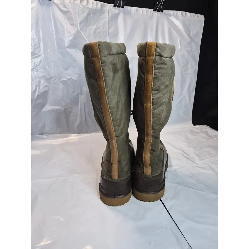 SOREL KAUFMAN WOODSMAN STEEL SHANK INSULATED WINTER BOOTS MENS SIZE 11